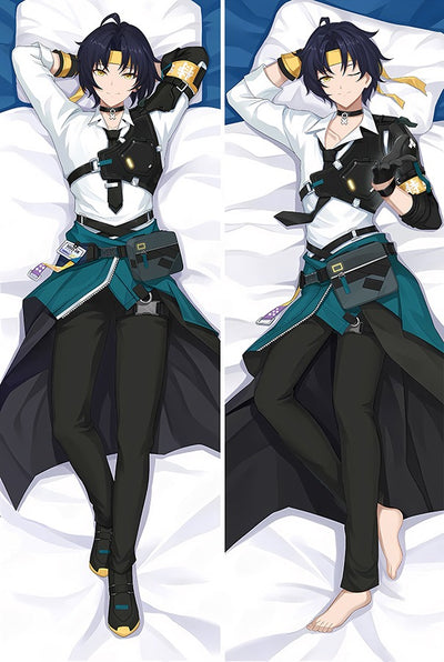 Asaba Harumasa Teal Coat dakimakura