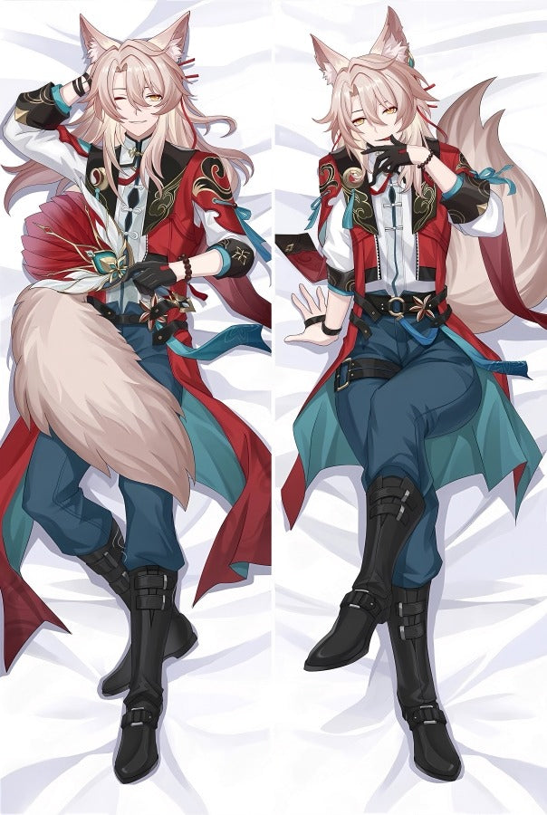 Jiaoqiu Fox Ears Red Jacket Body Pillow