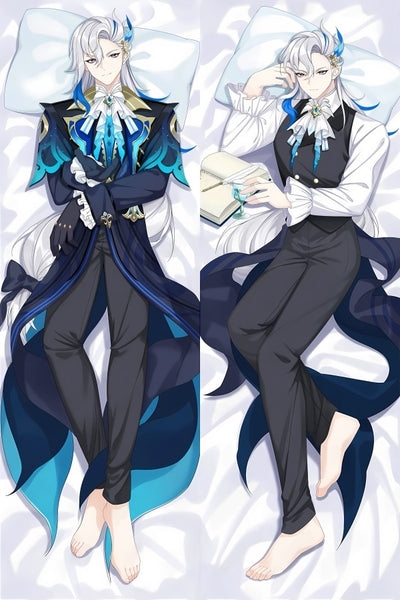 Neuvillette Iudex Coat and Book Body Pillow