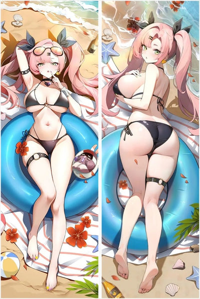 Nicole Demara Beach Bikini Body Pillow