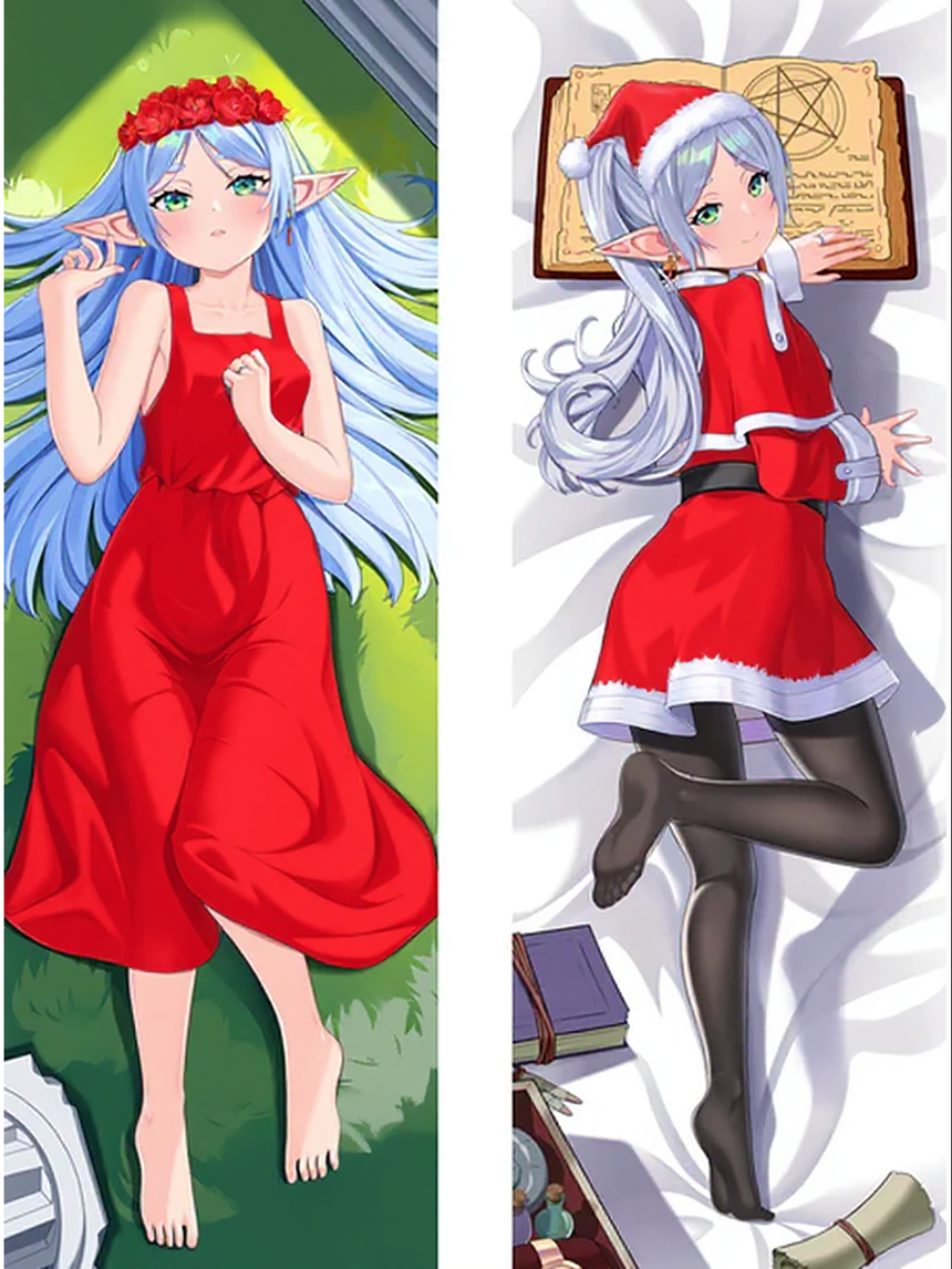 Frieren Christmas Body Pillow 2
