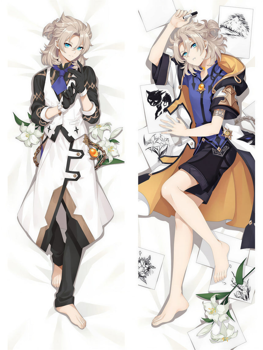 Albedo Genshin Body Pillow 2