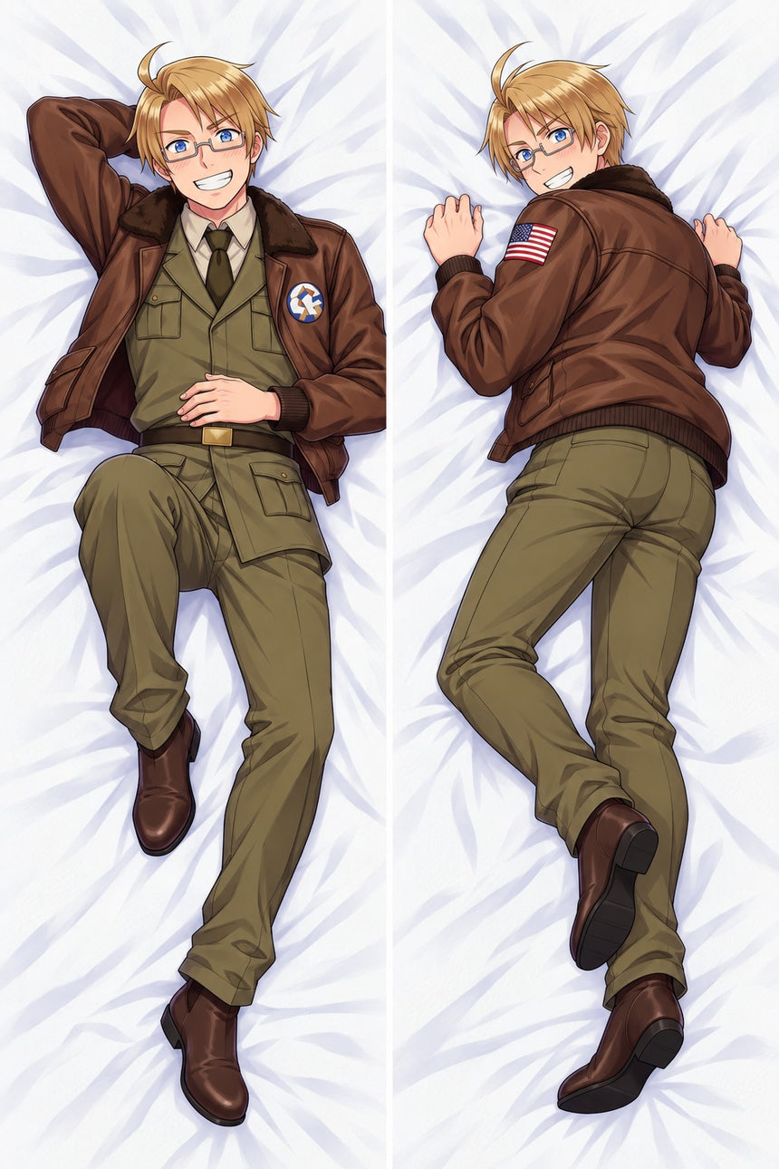 America Bomber Jacket Body Pillow