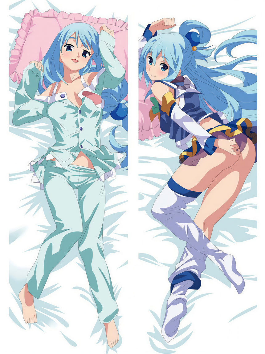 Aqua from Konosuba Body Pillow 2