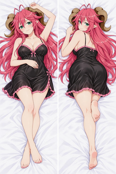 Asmodeus Black Nightgown Body Pillow