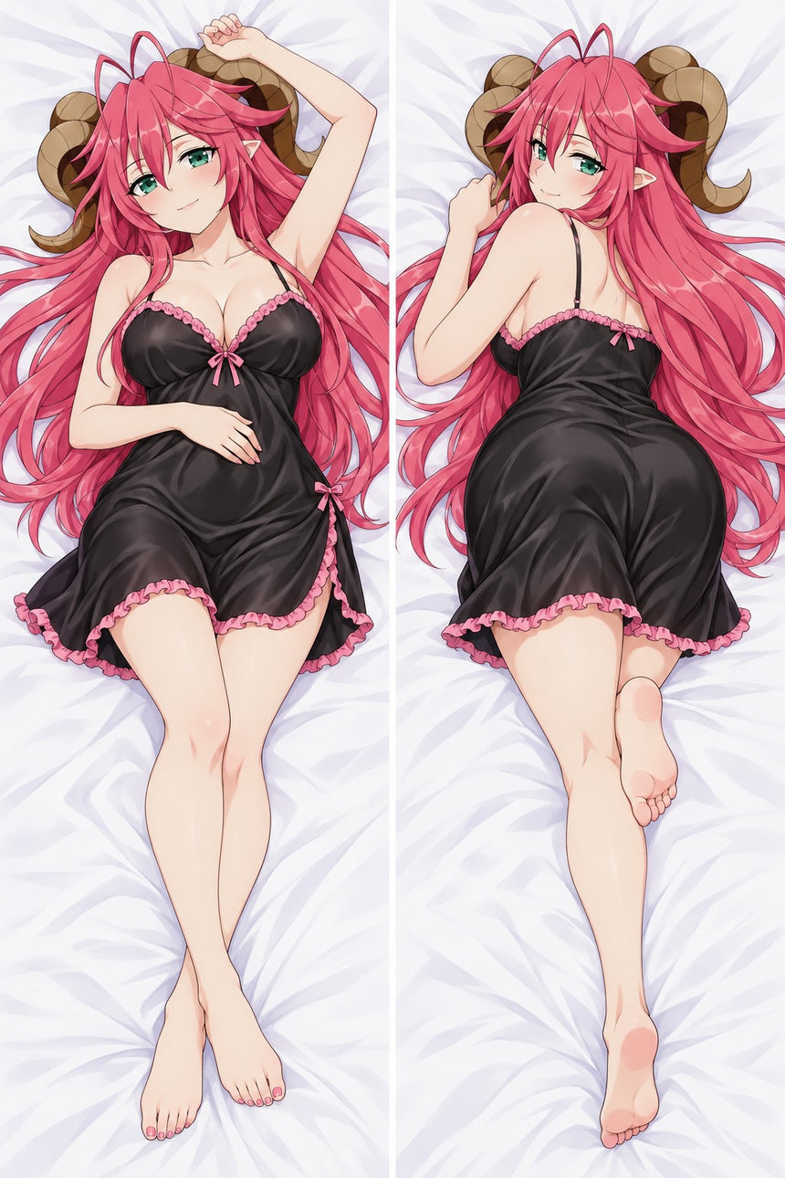 Asmodeus Black Nightgown Body Pillow