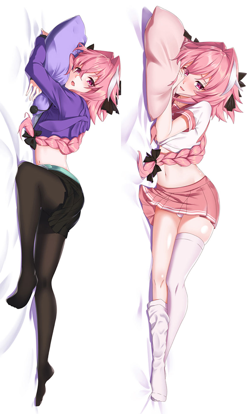 Astolfo Pink Hoodie Body Pillow