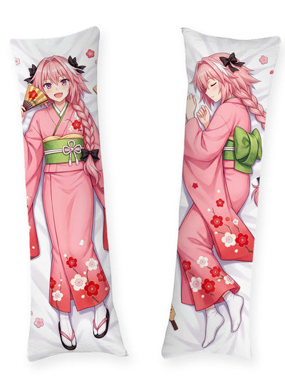 Astolfo Pink Floral Kimono Body Pillow