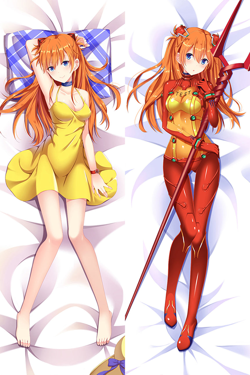 Asuka Langley Plugsuit and Sundress dakimakura