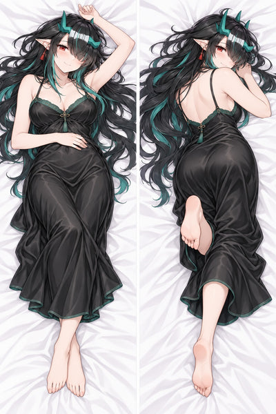 Dusk Ink Nightgown Body Pillow