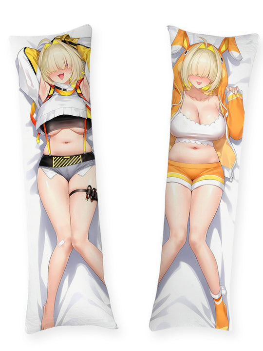 Elegg Nikke Yellow Hoodie Body Pillow
