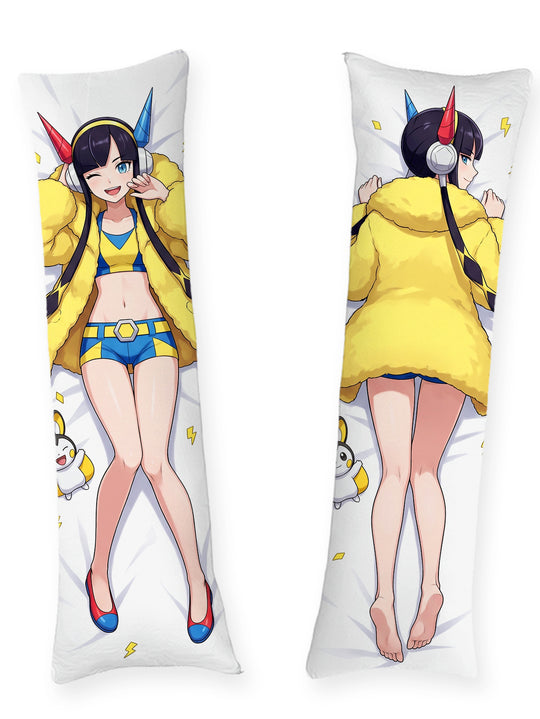 Elesa Pokemon Supermodel Runway Coat Body Pillow