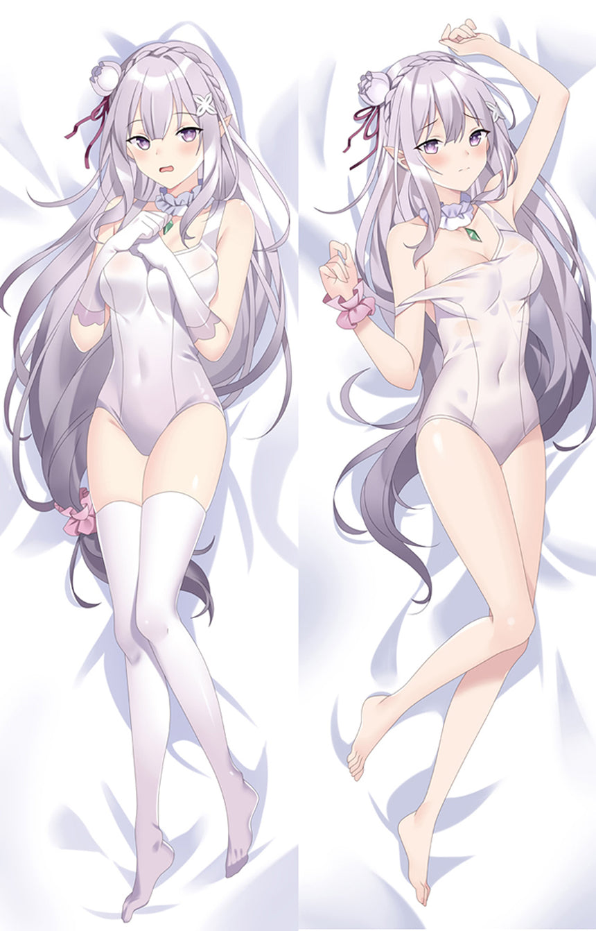 Emilia Summer White Body Pillow