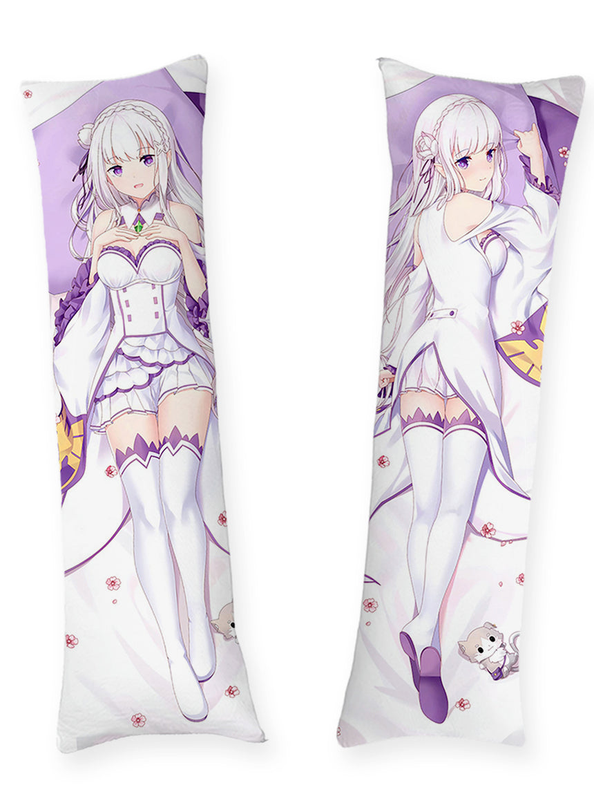 Emilia White Dress dakimakura