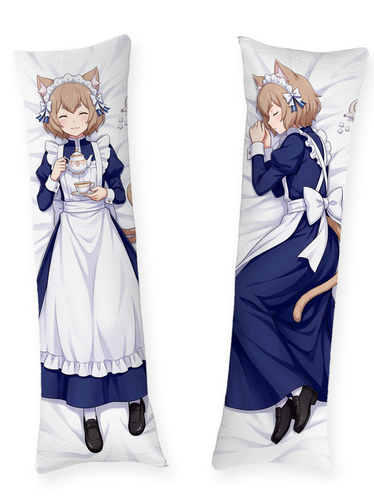 Felix Argyle Victorian Maid Dress Body Pillow