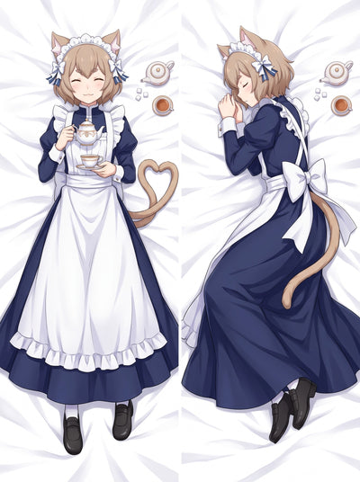 Felix Argyle Victorian Maid Dress Body Pillow