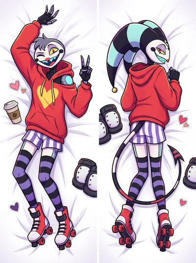 Fizzarolli Off Shoulder Hoodie Roller Disco dakimakura