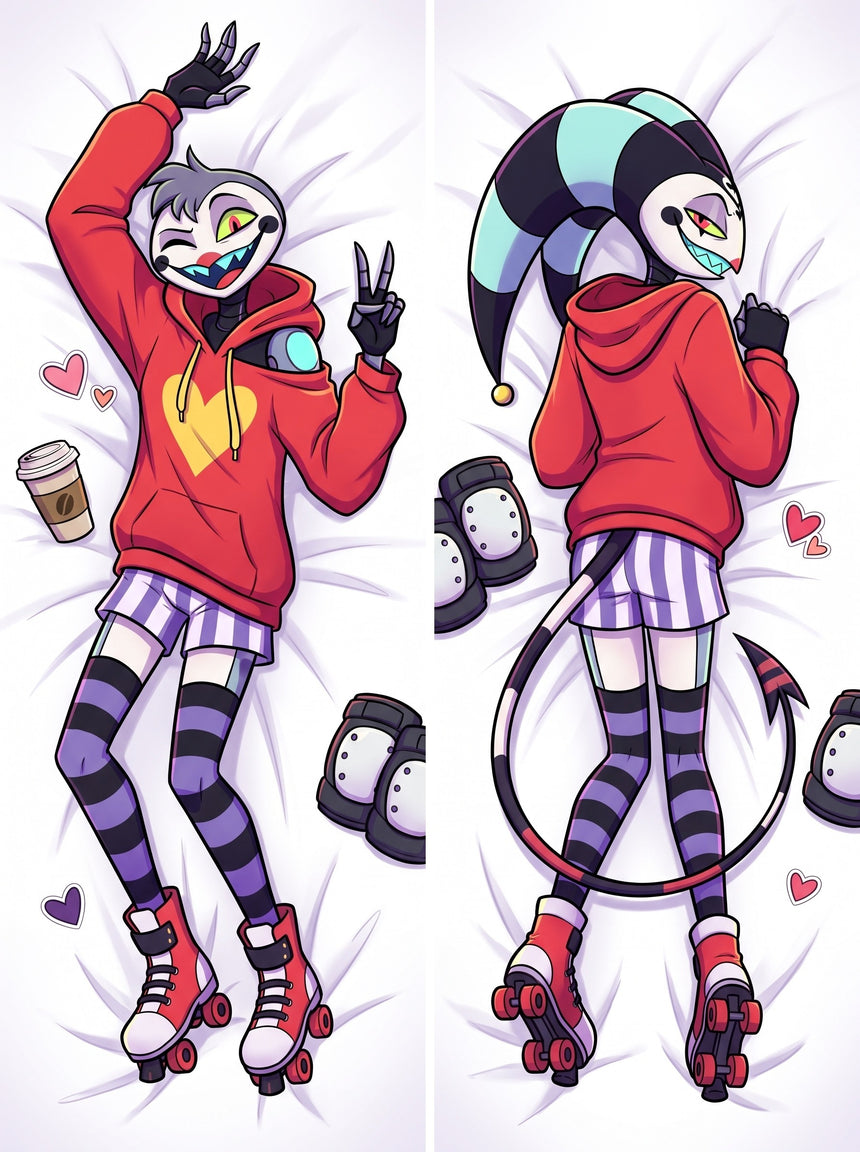 Fizzarolli Off Shoulder Hoodie Roller Disco dakimakura