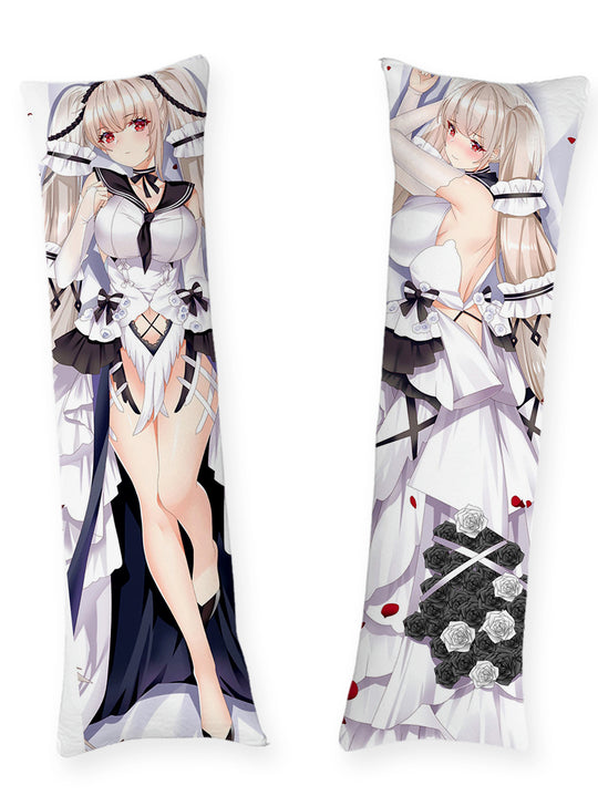 Formidable White Gown Body Pillow