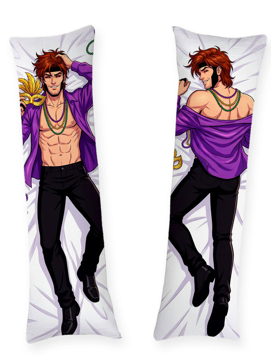 Gambit Mardi Gras Night Body Pillow