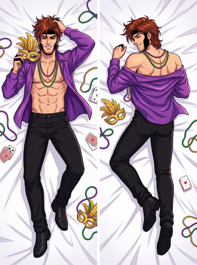 Gambit Mardi Gras Night Body Pillow