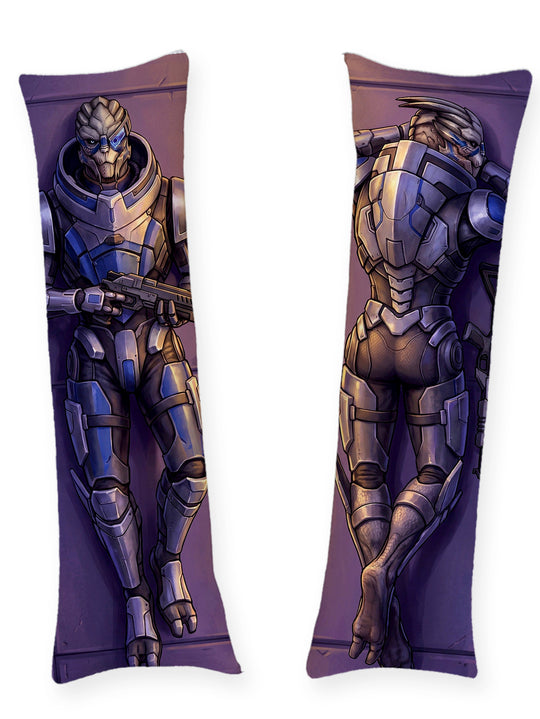 Garrus Rooftop Bottles Body Pillow