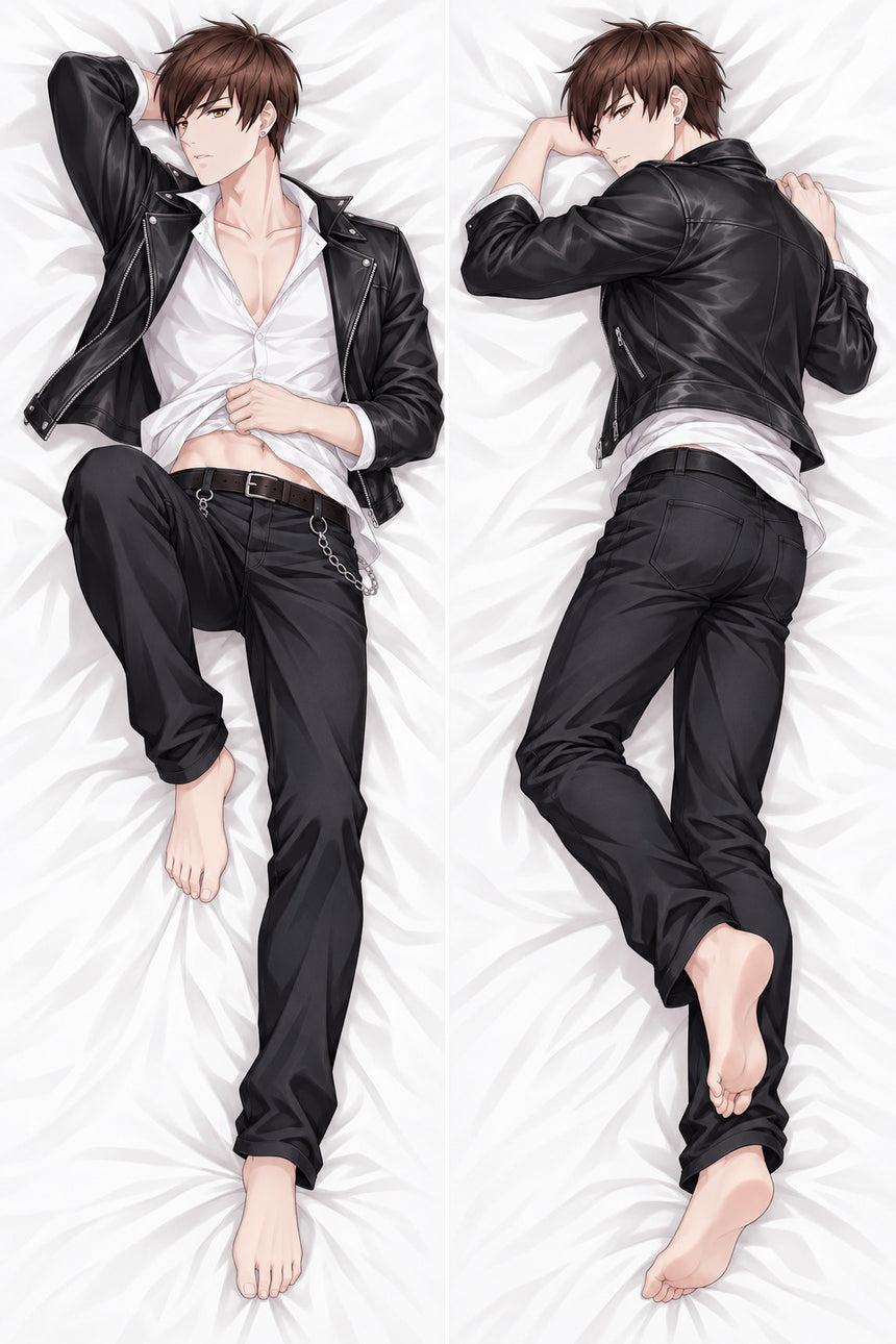 Gavin Leather Jacket Body Pillow
