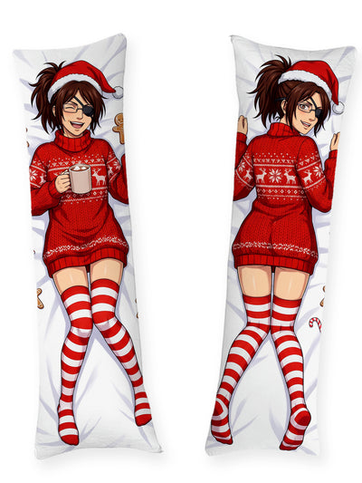 Hange Zoe Christmas Sweater Dress Body Pillow
