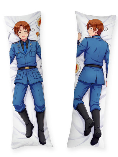 Hetalia Italy Blue Uniform and Pasta dakimakura