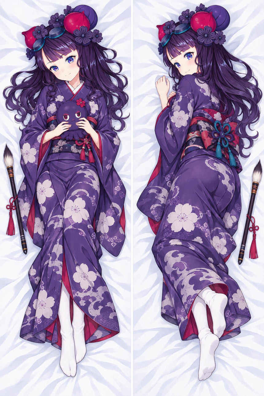 Hokusai Painter Kimono Body Pillow