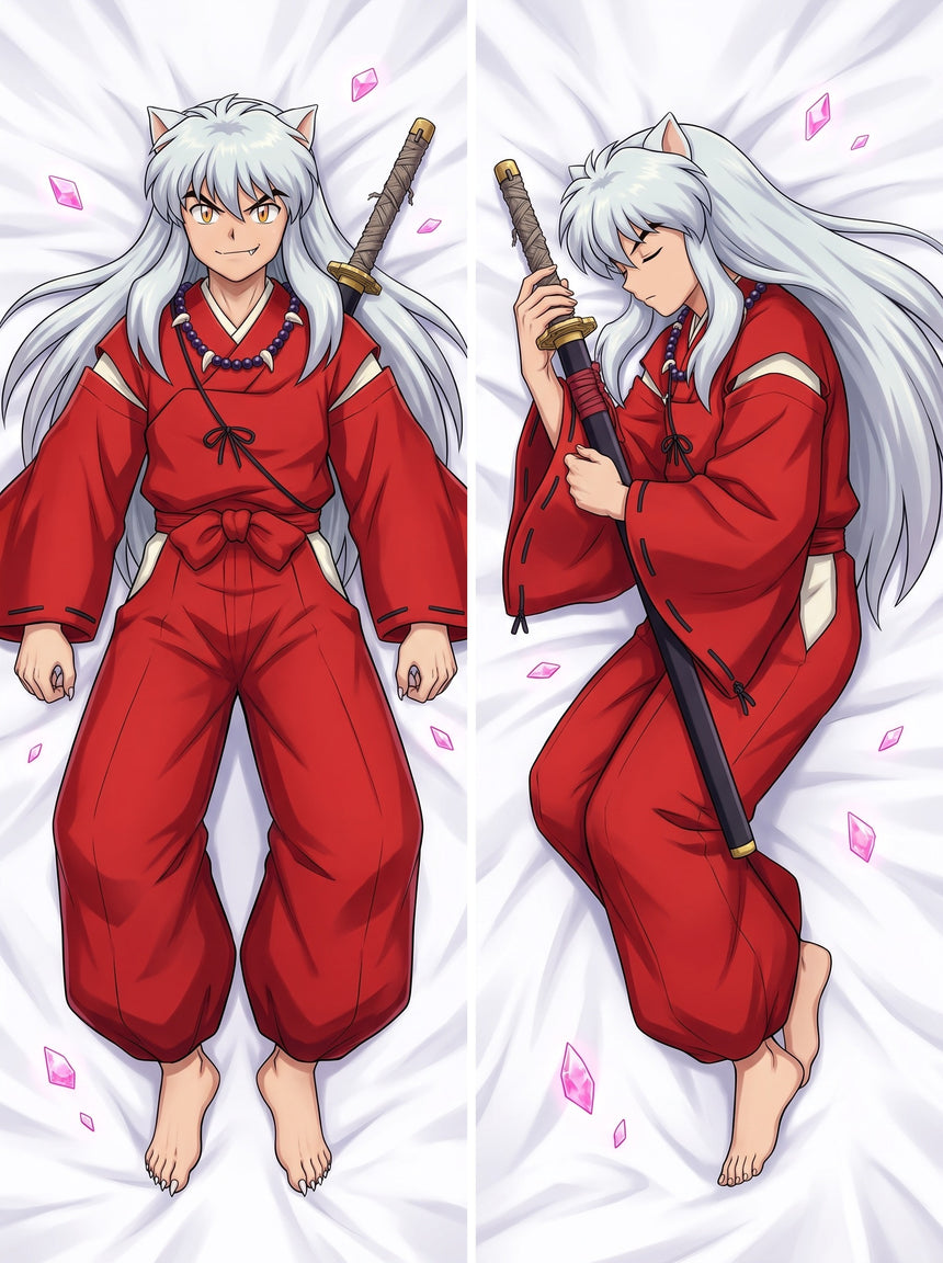 Inuyasha Fire Rat Robe Tessaiga Body Pillow