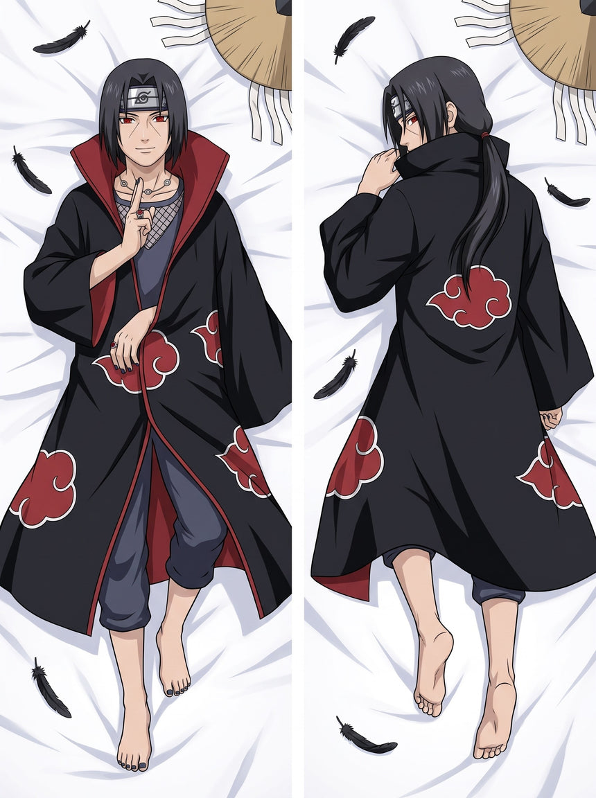 Itachi Uchiha Akatsuki Cloak Body Pillow