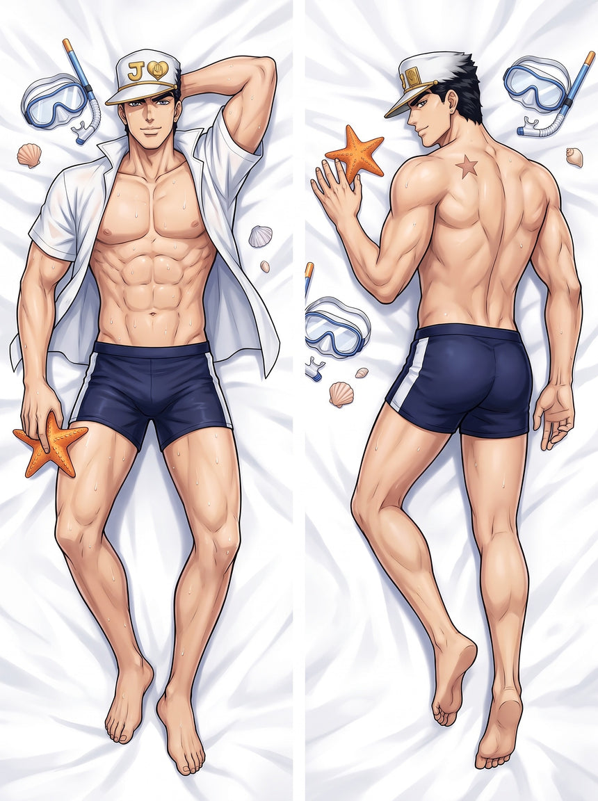 Jotaro Kujo Marine Biologist Beach dakimakura