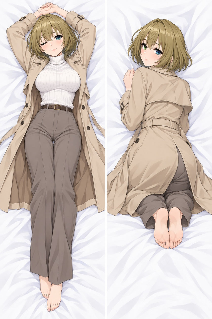 Kaede Takagaki Trench Coat Body Pillow