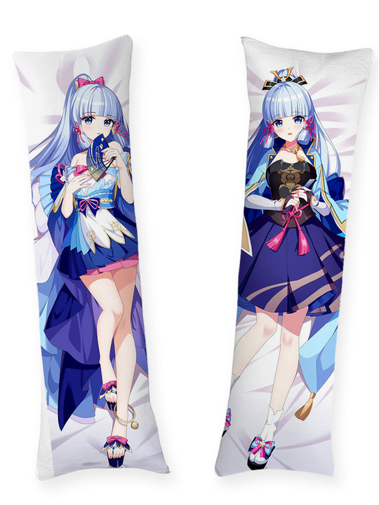 Kamisato Ayaka Blue Kimono Body Pillow