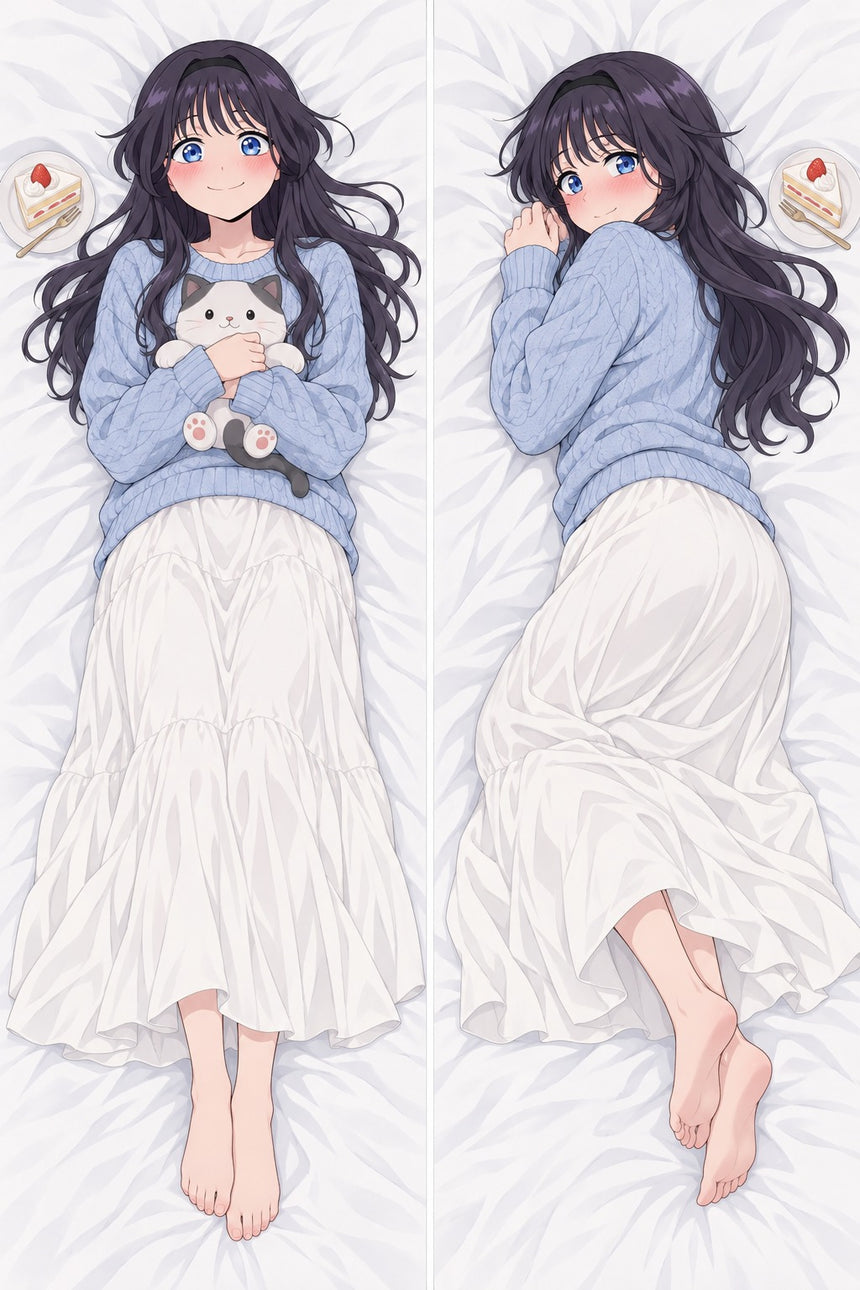Kaoruko Blue Sweater Body Pillow