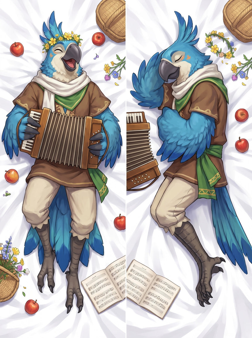 Kass Picnic Serenade Apples Body Pillow