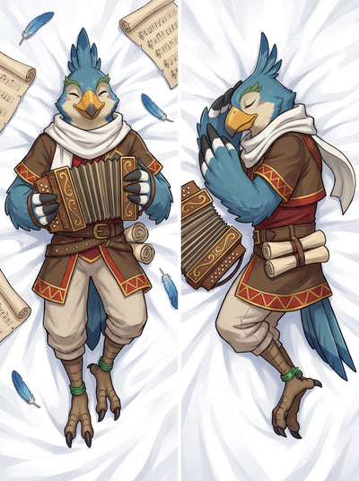 Kass Zelda Rito Bard Accordion Body Pillow