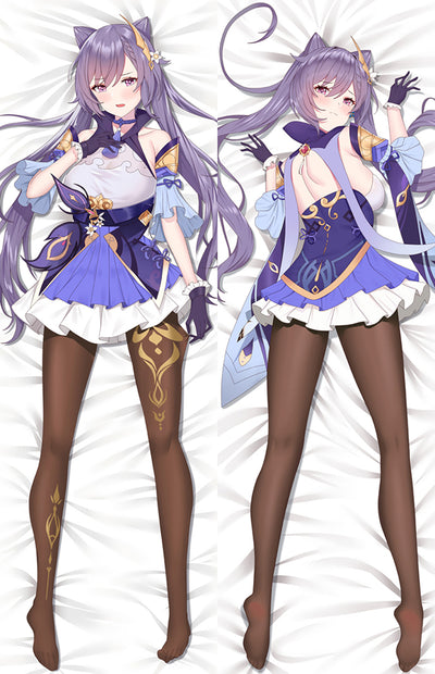 Keqing Purple Dress Body Pillow