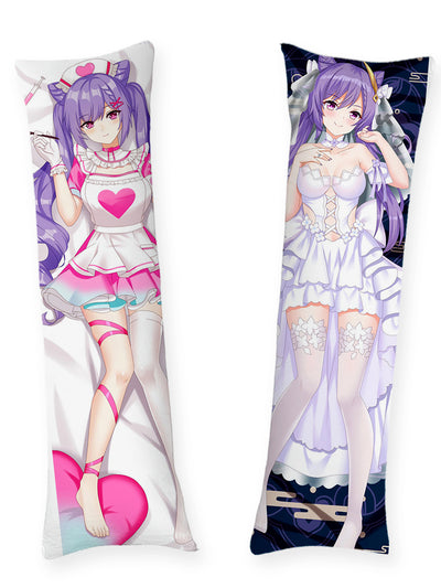 Keqing Nurse and Bride Body Pillow