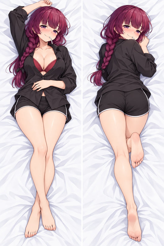 Kikuri Hiroi Oversized Black Shirt Body Pillow