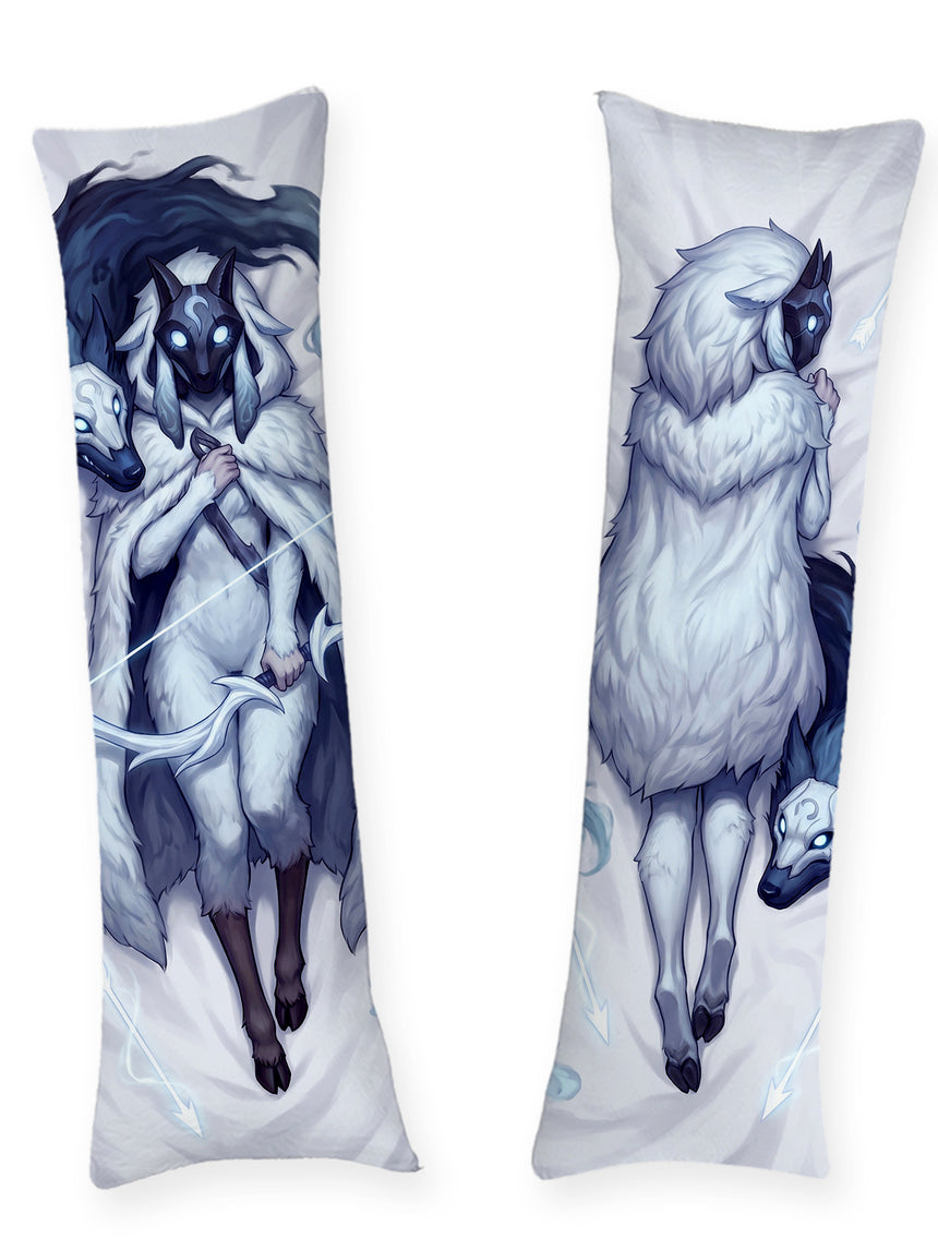 Kindred Lamb and Wolf Eternal Hunters Body Pillow