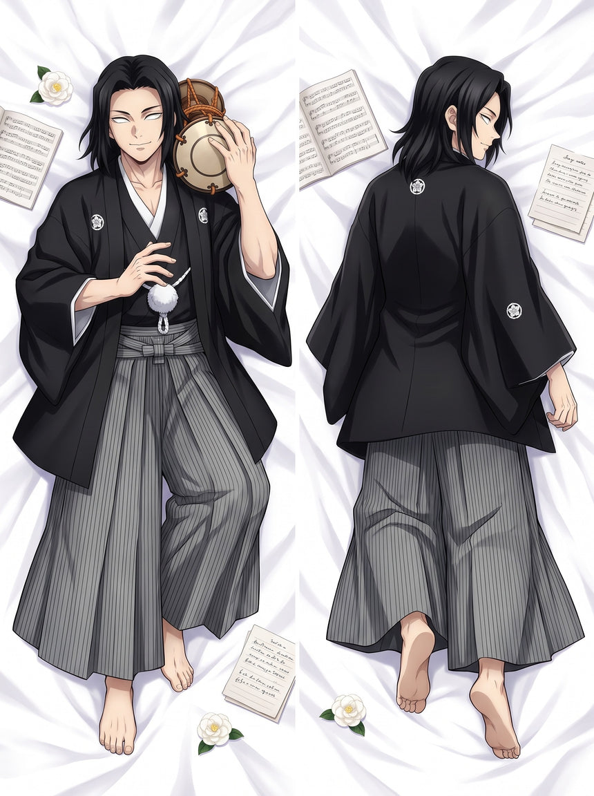 Kyogai Human Tsuzumi Player Formal Kimono dakimakura
