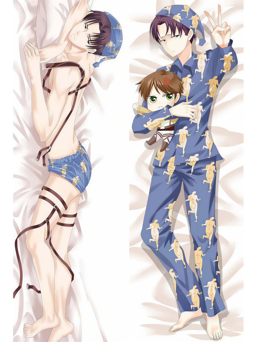 Levi Ackerman Cute Body Pillow 2