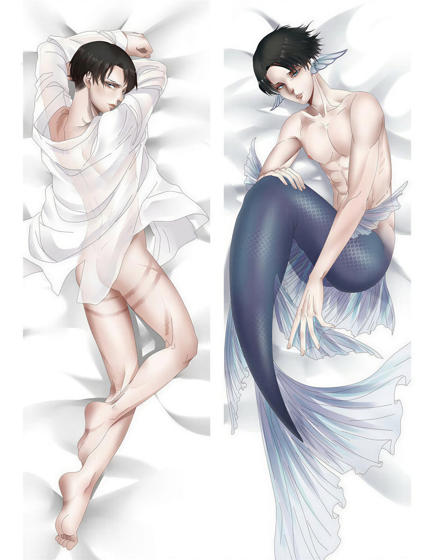 Levi Ackerman Shirtless Body Pillow 2