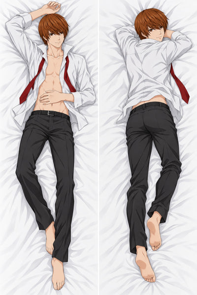 Light Yagami Loose Red Tie Body Pillow