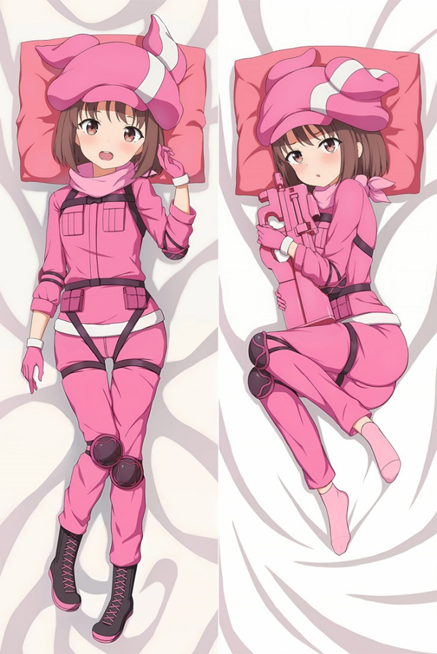 Llenn Pink Combat Suit dakimakura