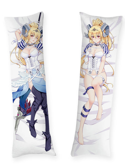 Lucifer White Corset Body Pillow