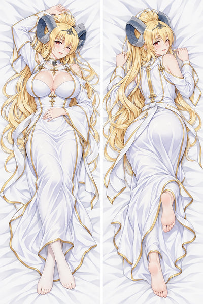 Lucifer White Gown Body Pillow