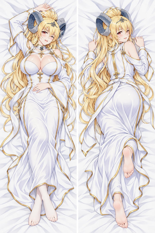 Lucifer White Gown Body Pillow